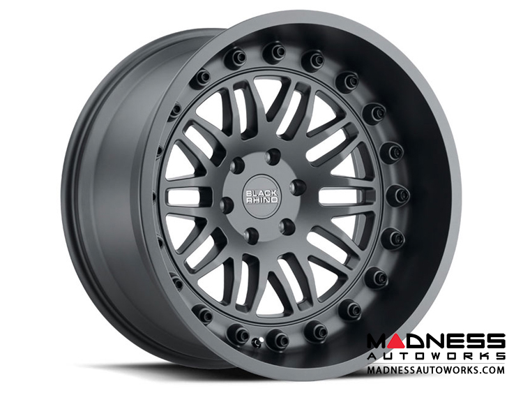 Jeep Custom Wheels (1) - Black Rhino - 20 x 9.5" - Fury - Matte Gunmetal